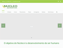 Tablet Screenshot of nucleo.org.br